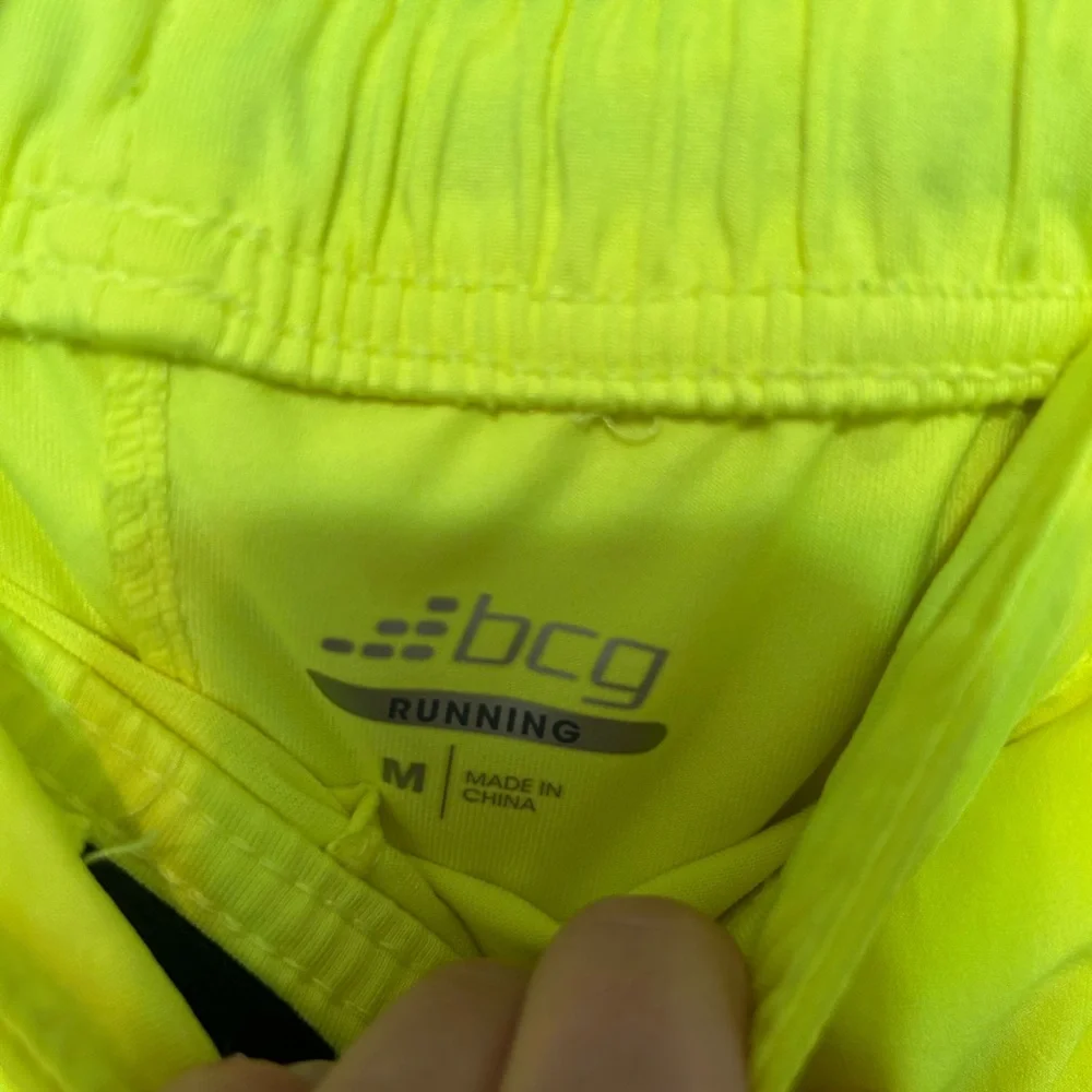 BCG Vibrant Yellow Athletic Shorts - Picture 3 of 3